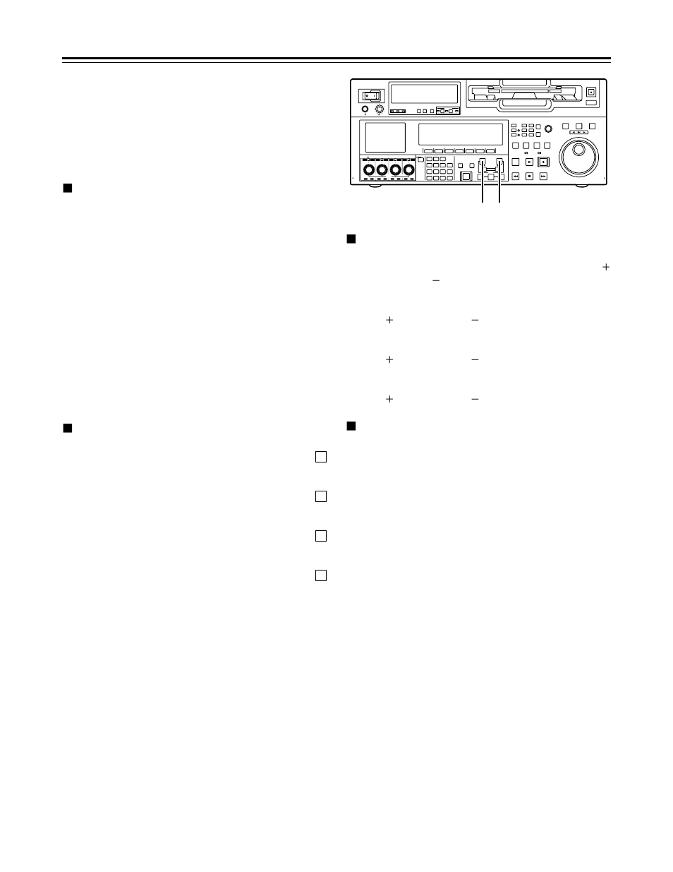 Audio split editing, Modifying the edit points, Cueing the tape up to the edit points | Registering the edit points, Clearing the edit points, Unity, A-in button a-out button | Panasonic AJ-HD1700 User Manual | Page 34 / 134