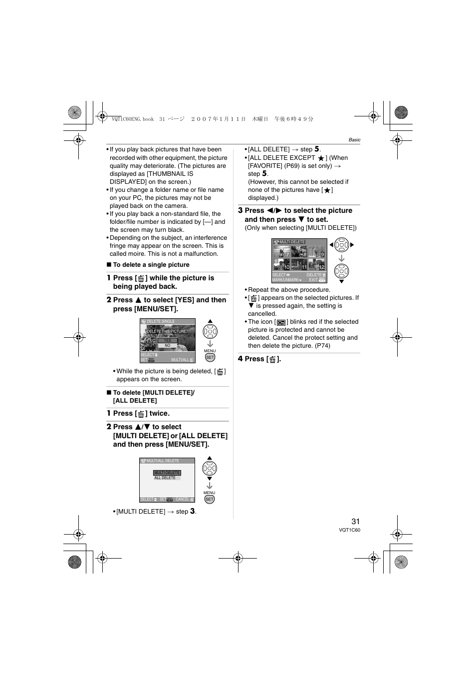Panasonic DMC-LZ7 User Manual | Page 31 / 104