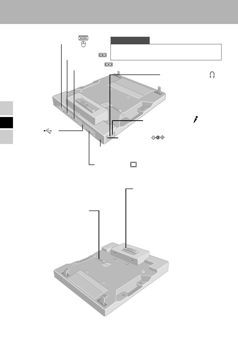 Names of parts | Panasonic CF-VEB343 User Manual | Page 6 / 36