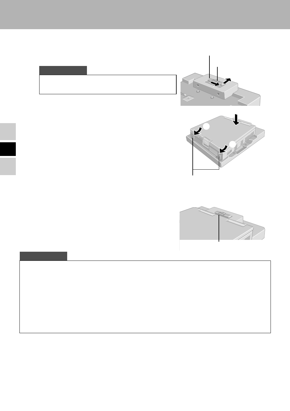 Connecting/disconnecting | Panasonic CF-VEB343 User Manual | Page 8 / 36