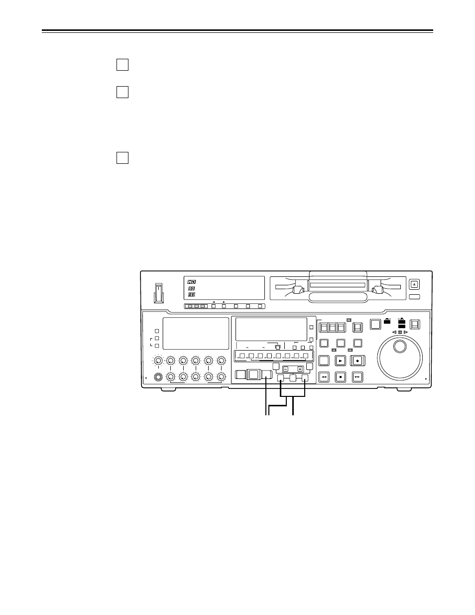 Automatic editing, 39 – checking the edit points, Deck to deck) | Panasonic AJ-HD150FE User Manual | Page 39 / 120