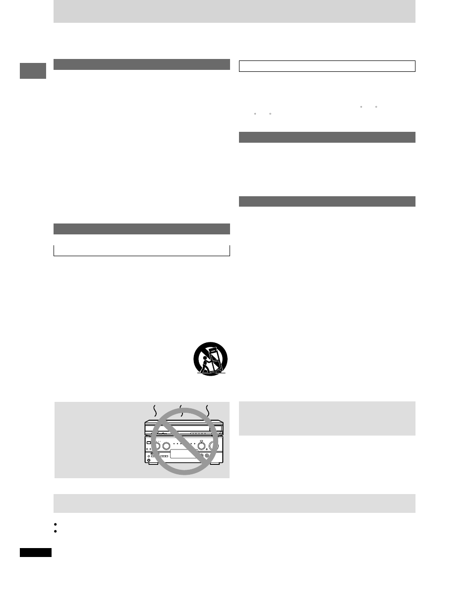 Important safety instructions, Maintenance | Panasonic DVD-CP72 User Manual | Page 4 / 28