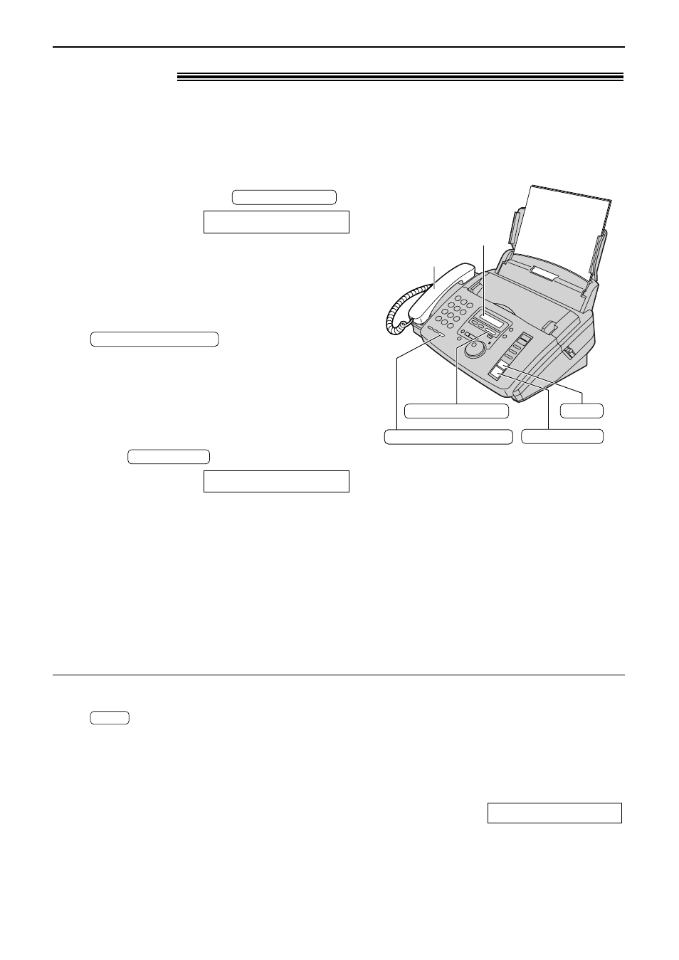 Receiving faxes, Tel mode ! (answering all calls manually), Activating the tel mode receiving a fax manually | Panasonic KX-FP86 User Manual | Page 42 / 88