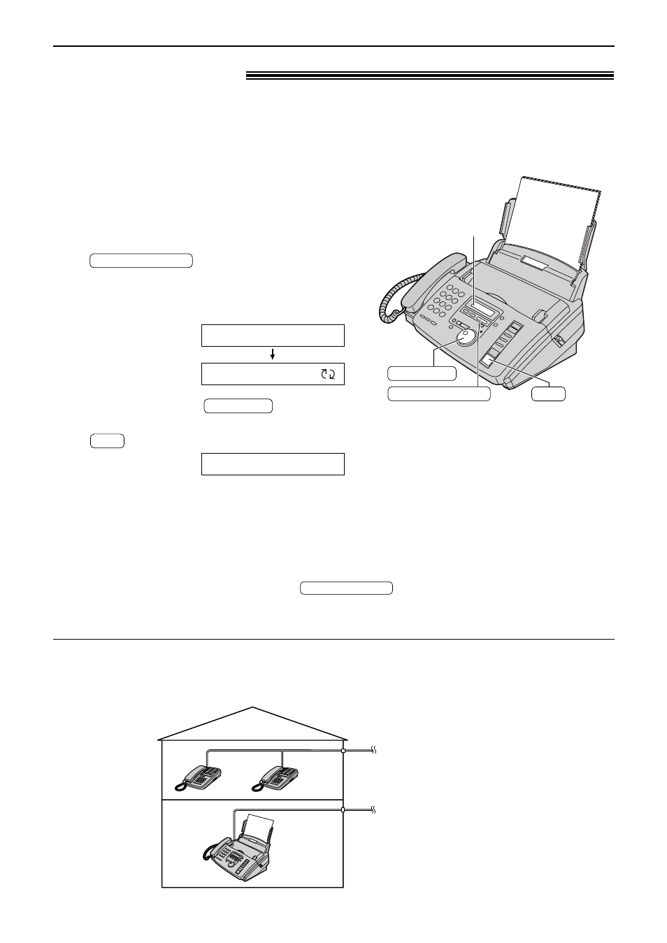 Receiving faxes, Fax only mode ! (all calls are received as faxes), Activating the fax only mode | Panasonic KX-FP86 User Manual | Page 43 / 88