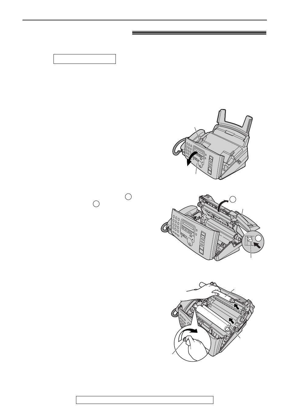 Ink film, Replacing the ink film | Panasonic KX-FP86 User Manual | Page 78 / 88