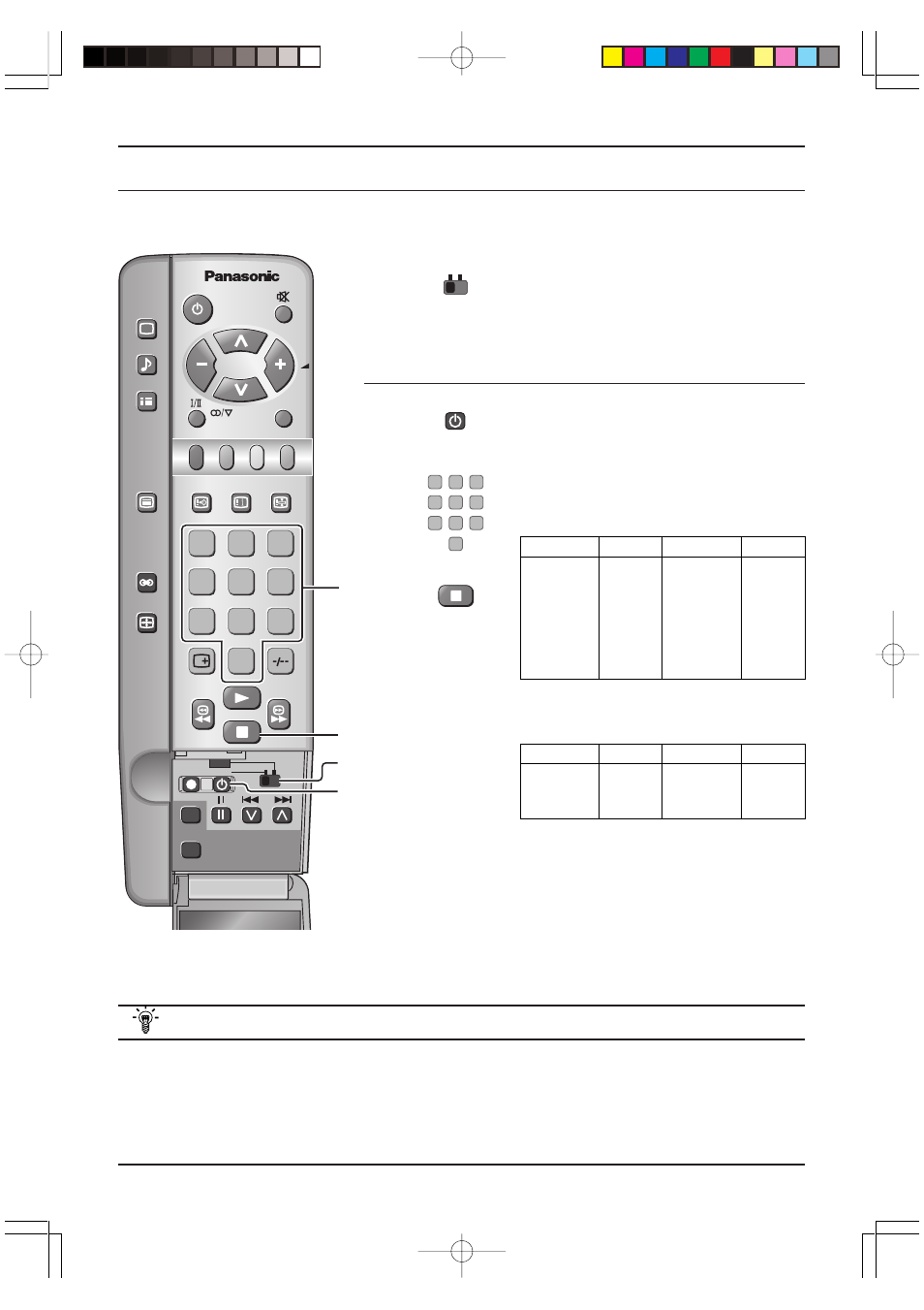 Manufacturer setting, Helpful hint, Advanced remote control operation | Panasonic TC-20LA1H User Manual | Page 25 / 28