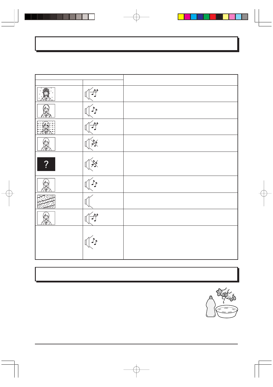 Troubleshooting, Maintenance | Panasonic TC-20LA1H User Manual | Page 27 / 28
