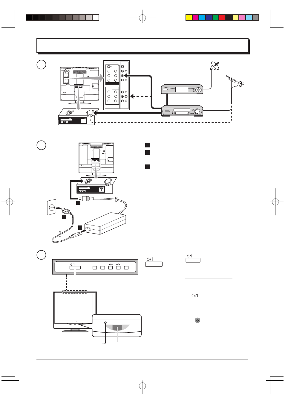 Quick start guide | Panasonic TC-20LA1H User Manual | Page 7 / 28