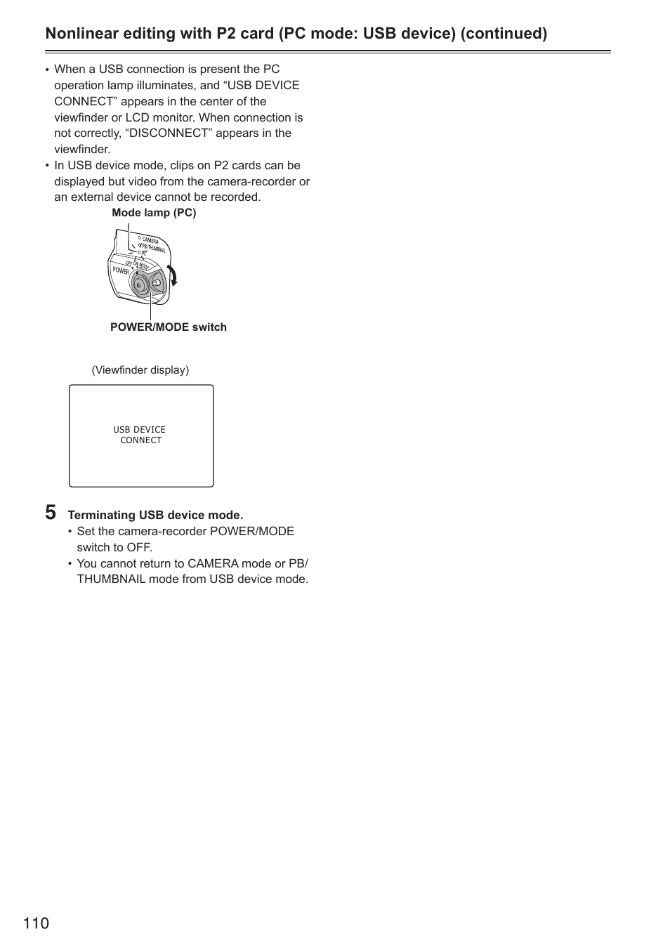 Panasonic AG-HPX250EN User Manual | Page 110 / 170