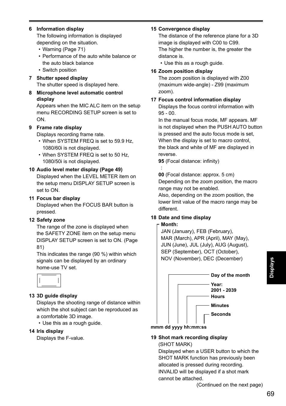 Panasonic AG-3DA1P User Manual | Page 69 / 96