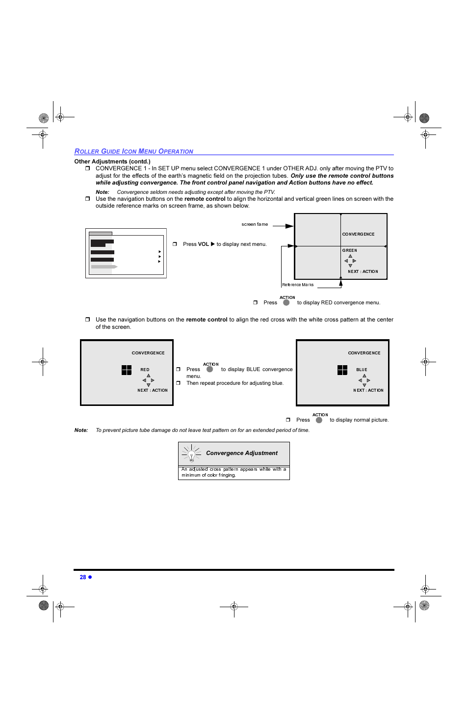 Panasonic CinemaVision PT 61HX42 User Manual | Page 30 / 108