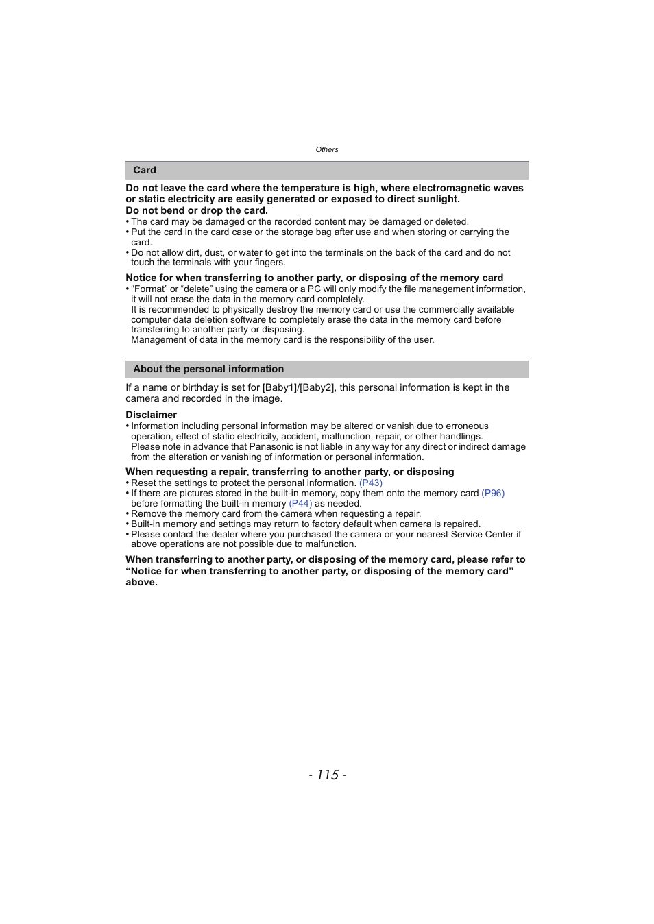 Panasonic DMC-SZ02 User Manual | Page 115 / 128