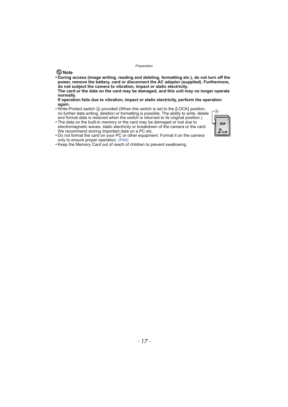 Panasonic DMC-SZ02 User Manual | Page 17 / 128