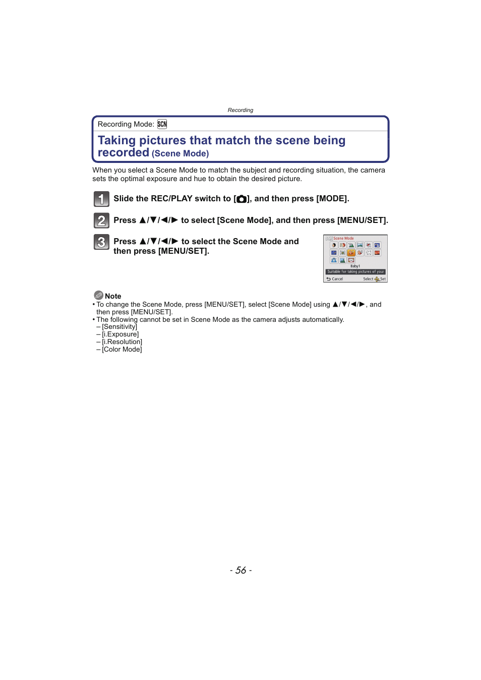 P56) | Panasonic DMC-SZ02 User Manual | Page 56 / 128