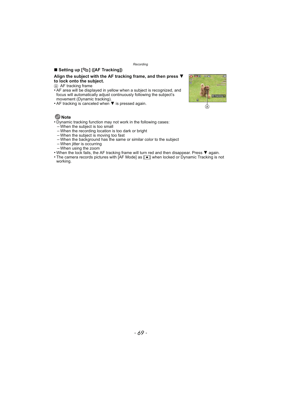 Acking, P69) | Panasonic DMC-SZ02 User Manual | Page 69 / 128