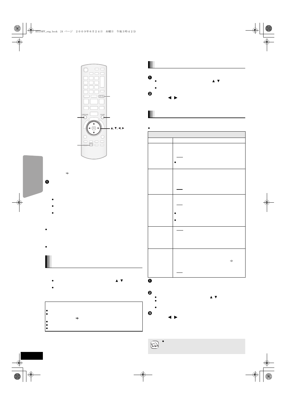 Enjoying tv, etc. with this unit’s speakers | Panasonic SC-BTX70 User Manual | Page 24 / 56