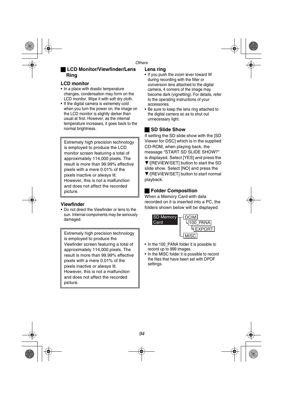 Panasonic DMC-FZ1PP User Manual | Page 94 / 108