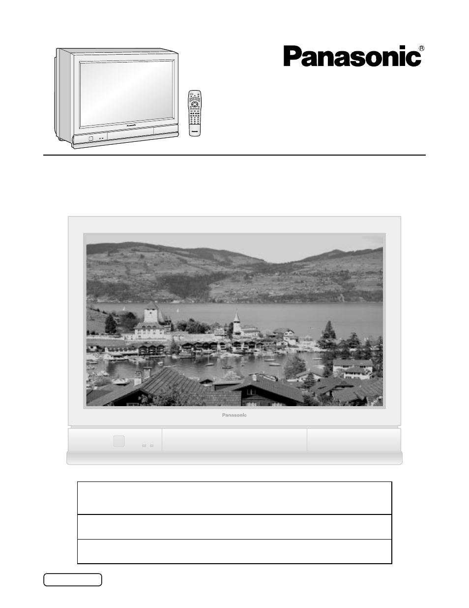 Panasonic CT 34WX50 User Manual | 73 pages