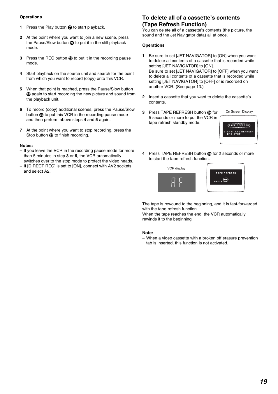 Panasonic NV-FJ730 User Manual | Page 19 / 30