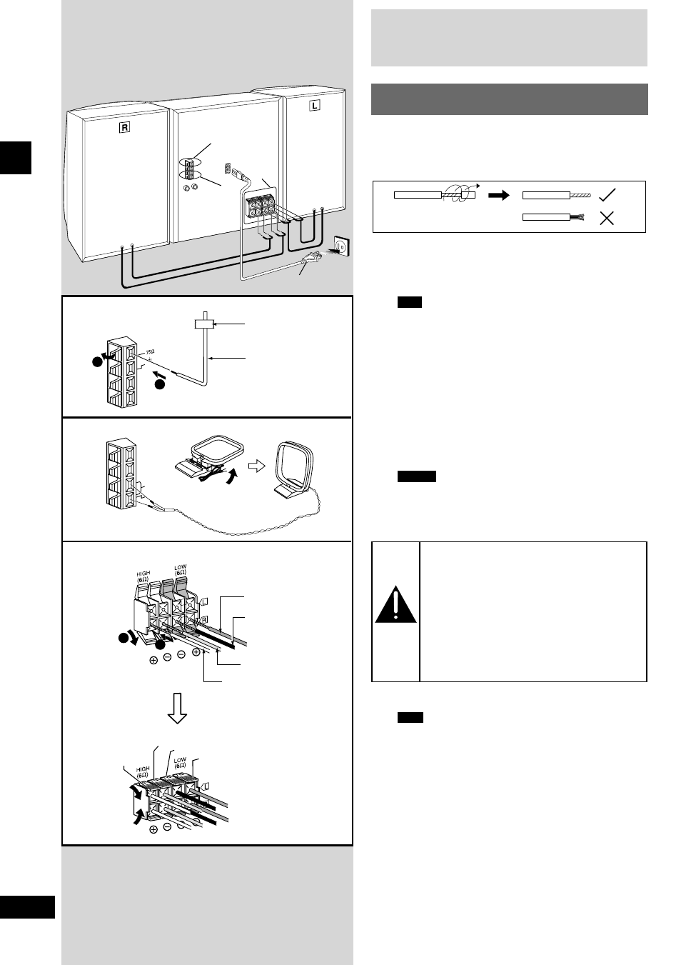 Connections | Panasonic SC-AK490 User Manual | Page 6 / 32