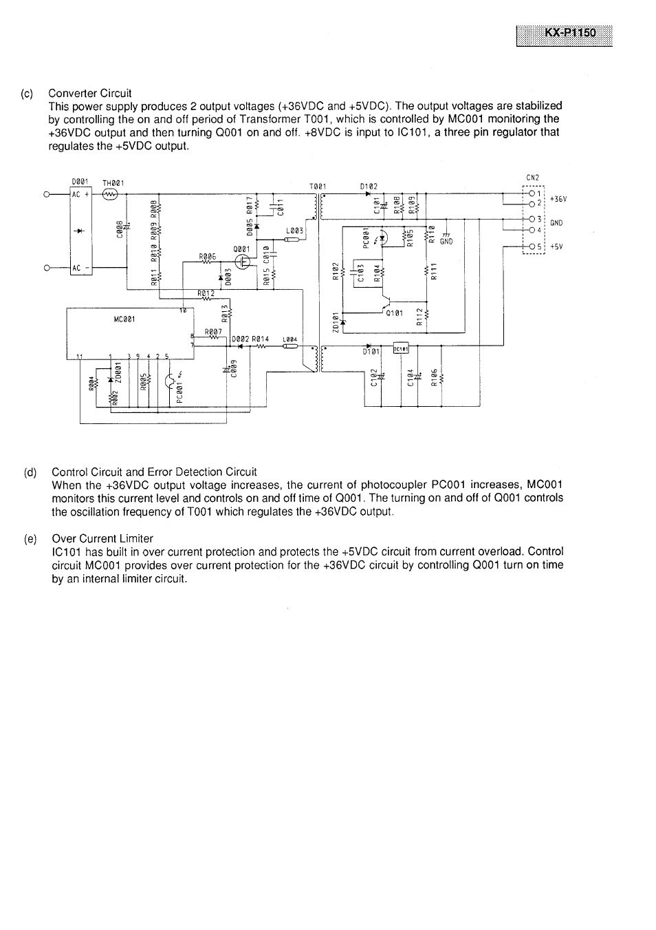 Panasonic KX-P1150 User Manual | Page 21 / 52