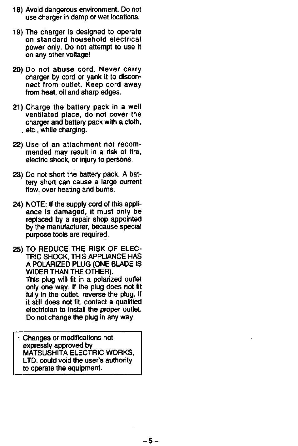 Panasonic EY6406 User Manual | Page 5 / 11