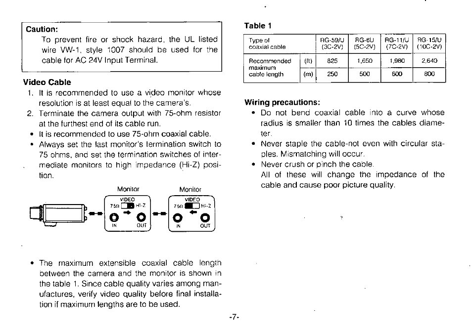 Panasonic WVBP110 User Manual | Page 9 / 14
