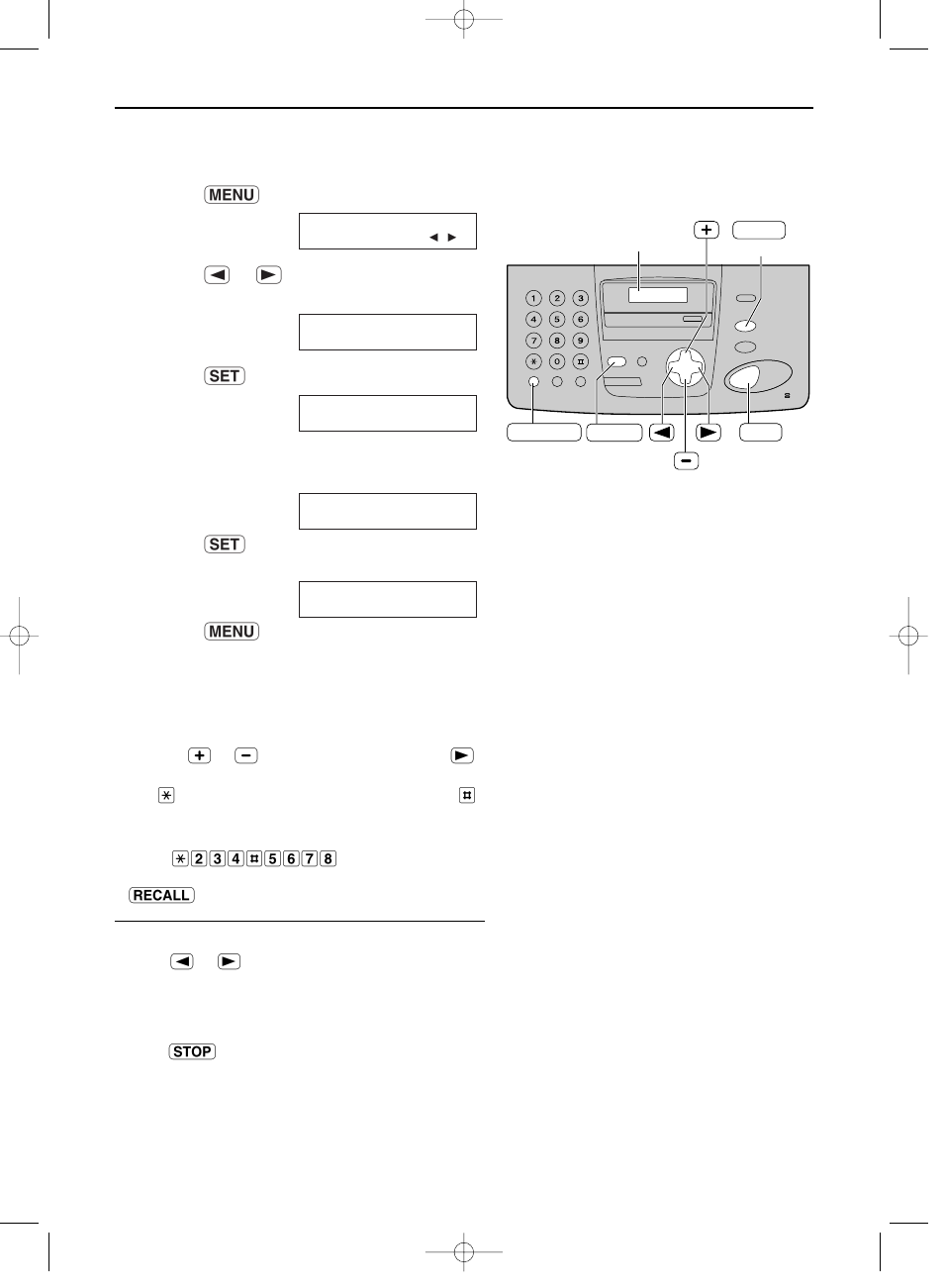 Setup, Setting your facsimile telephone number | Panasonic KX-FP151E User Manual | Page 22 / 90