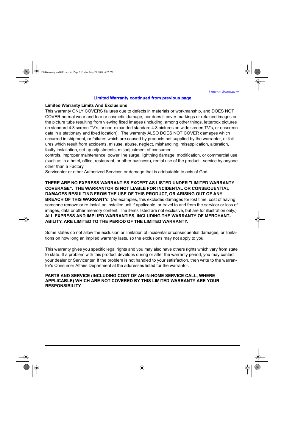 Panasonic PT 53TWD64 User Manual | Page 79 / 88