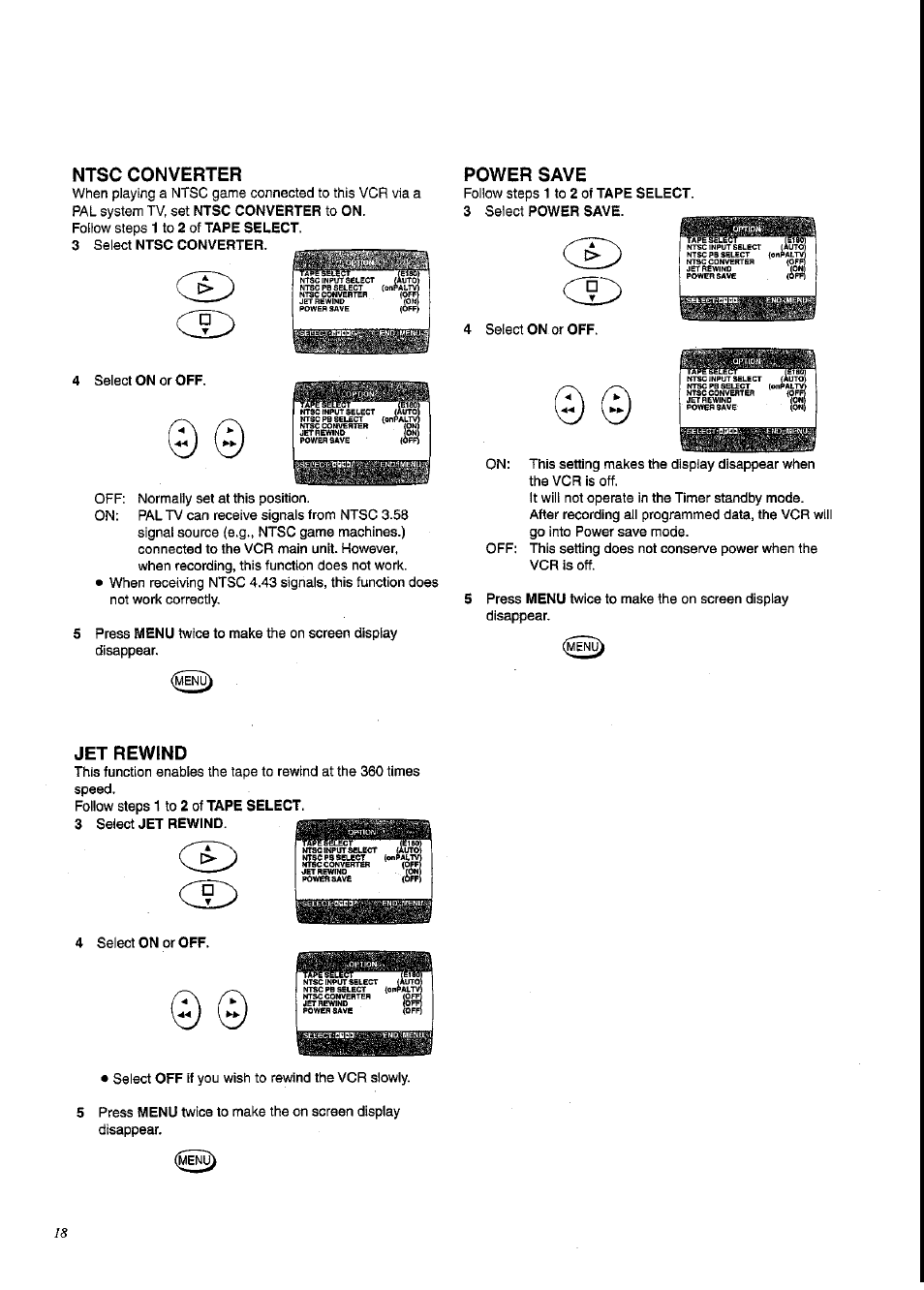 Panasonic NV-SD230A User Manual | Page 18 / 32