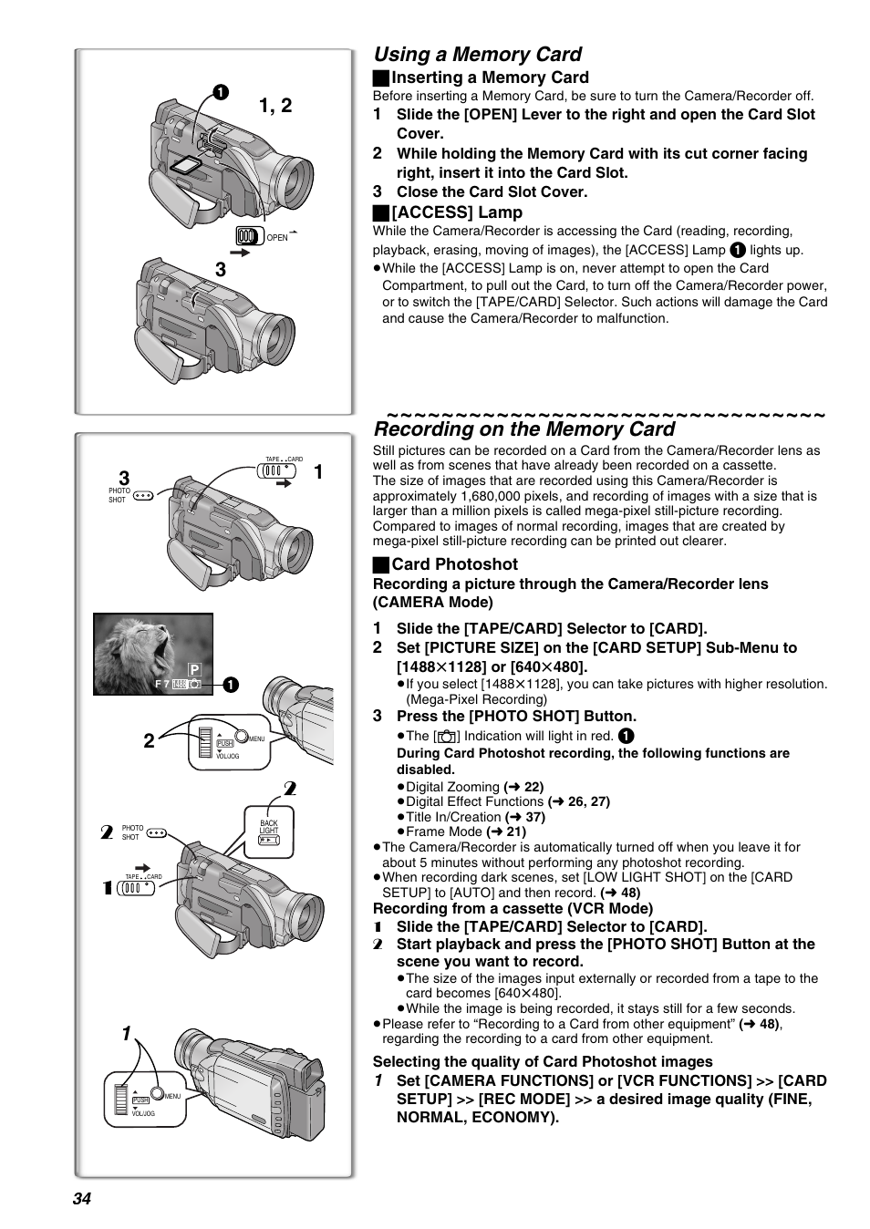 Panasonic AG-EZ50UP User Manual | Page 34 / 58