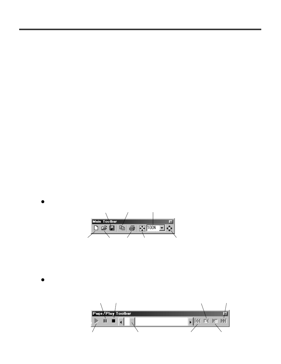 Tool bars, 48 view window or whiteboard window operation | Panasonic KX-BP800 User Manual | Page 48 / 86