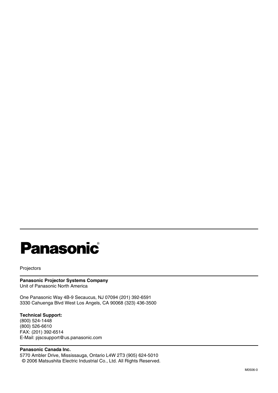 Panasonic PT-DW5000UL User Manual | Page 68 / 68