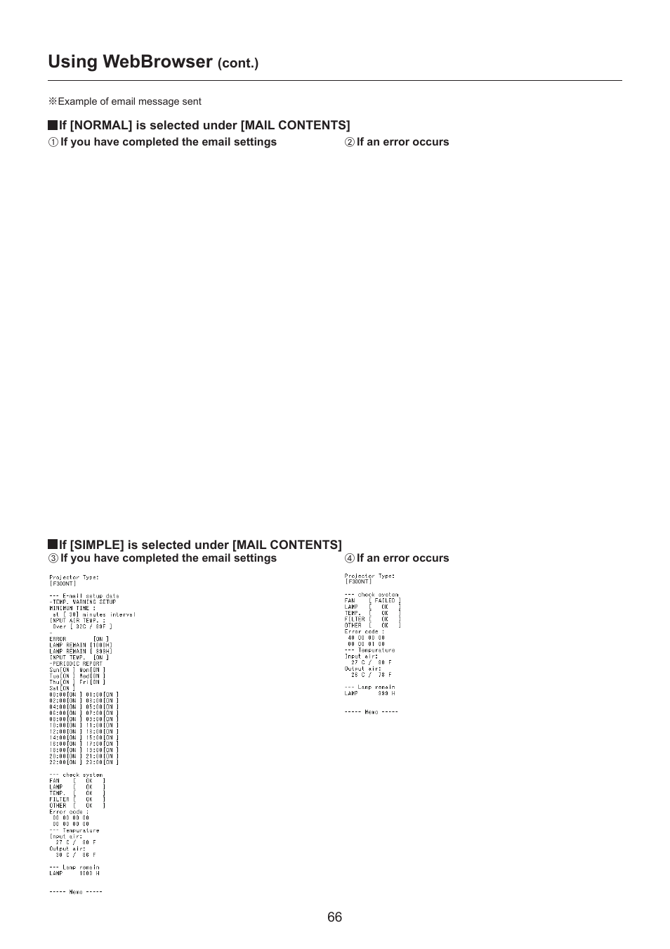 Using webbrowser | Panasonic TH-LB30NT User Manual | Page 66 / 79
