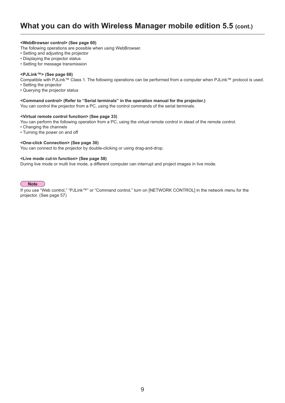 Cont.) | Panasonic TH-LB30NT User Manual | Page 9 / 79