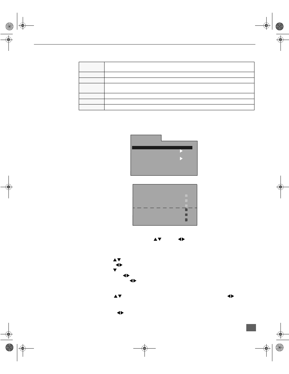 Motion picture ratings chart, Tv parental guide, V-chip o | Panasonic CT-27DC50U User Manual | Page 24 / 49