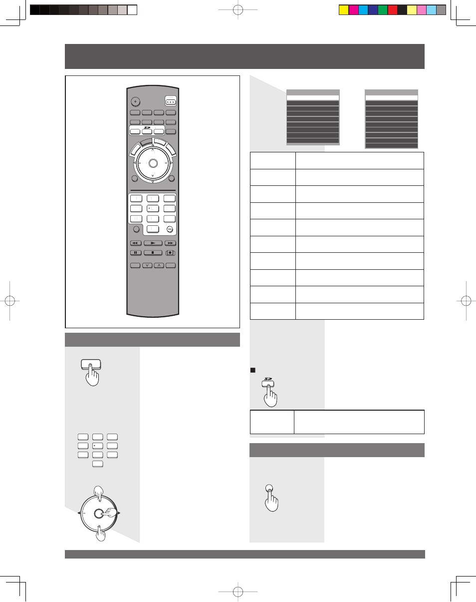 Projection display operation, Rapid tuning, Selecting input mode | Card input mode (photo viewer) is selected, Press to display photo viewer mode | Panasonic PT 61LCX65 User Manual | Page 32 / 80