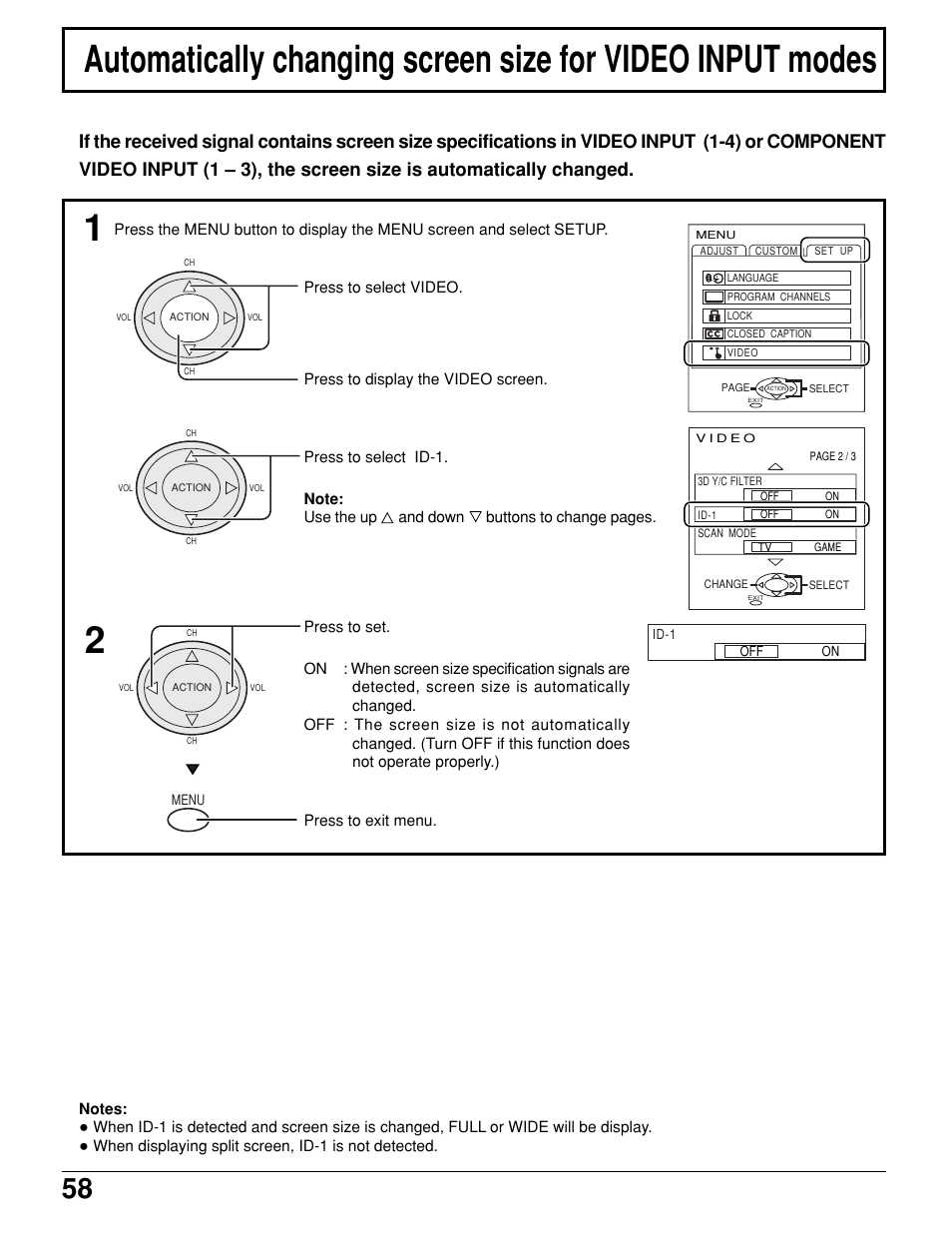 Panasonic PT 52DL10 User Manual | Page 58 / 76