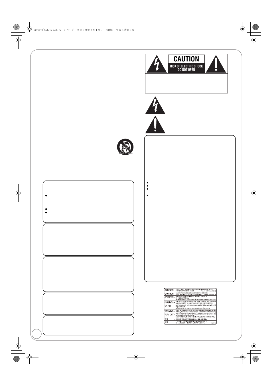 Getting started, Important safety instructions, Warning | Caution | Panasonic DMP-BD605 User Manual | Page 2 / 52