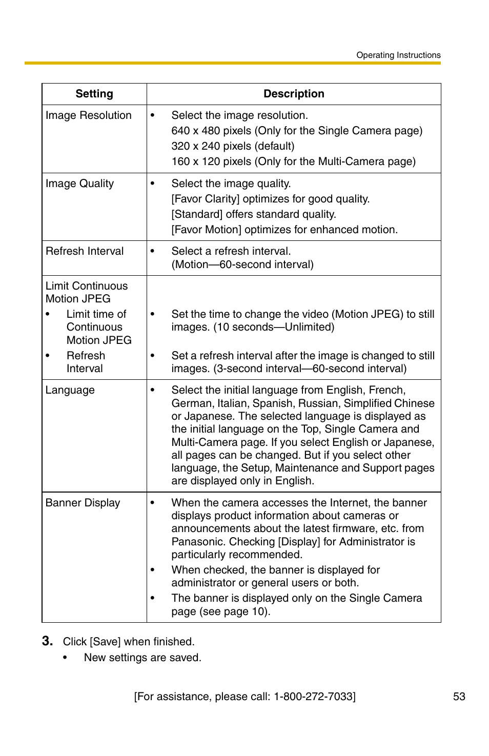 Panasonic BL-C30A User Manual | Page 53 / 114