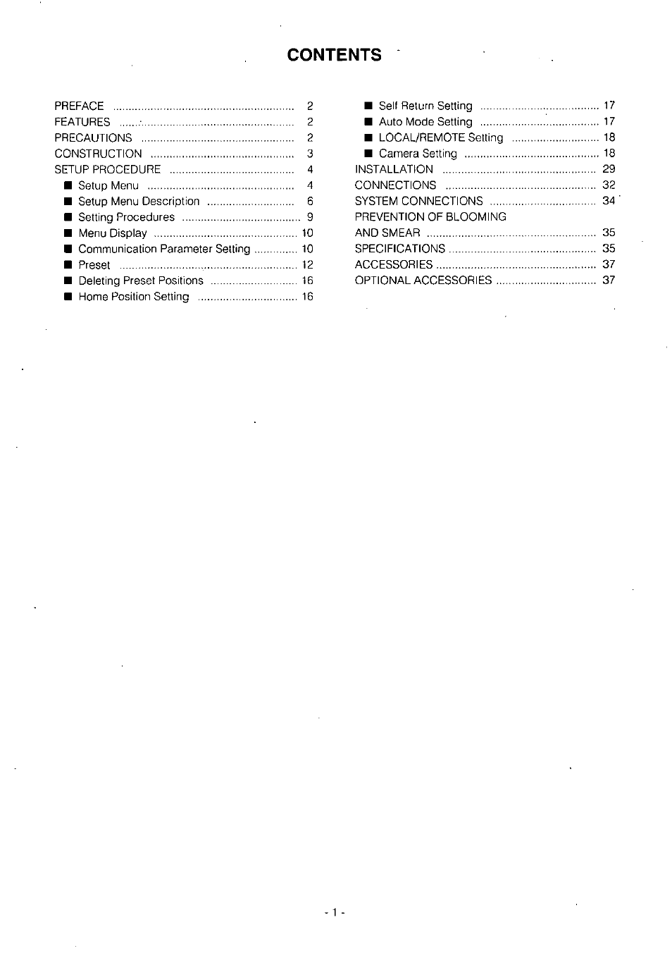 Panasonic WV-BS504 User Manual | Page 3 / 40