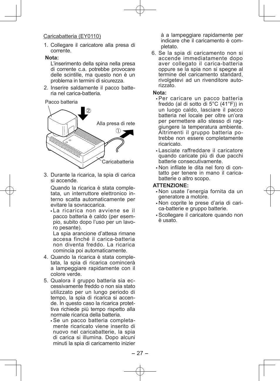 Panasonic EY6903 User Manual | Page 27 / 68