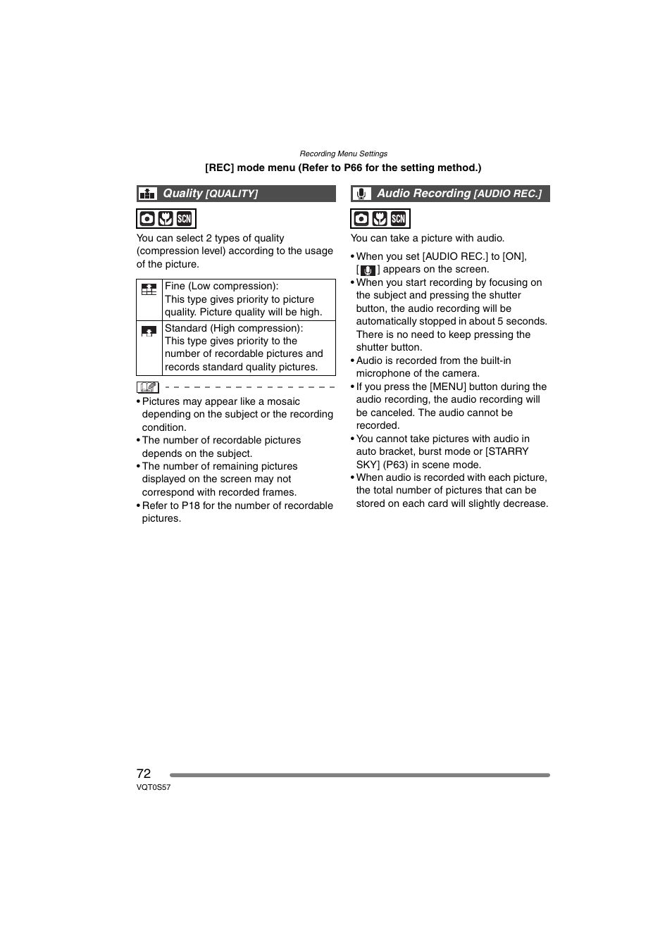 Panasonic DMC-FX9PP User Manual | Page 72 / 124