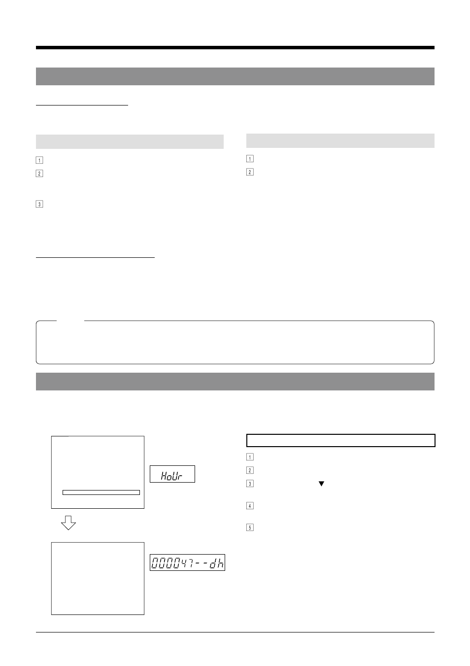 4 hour meter display, Hour, Standard time | During daylight savings time | Panasonic AG-TL950 User Manual | Page 20 / 58