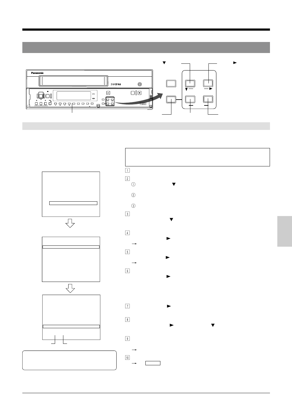 3 timer recording, 6 recording, Holiday timer recording setting | Panasonic AG-TL950 User Manual | Page 35 / 58