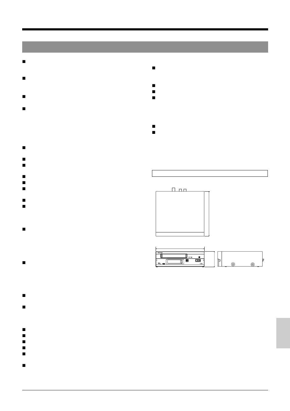 3 specifications 9 appendixes | Panasonic AG-TL950 User Manual | Page 57 / 58