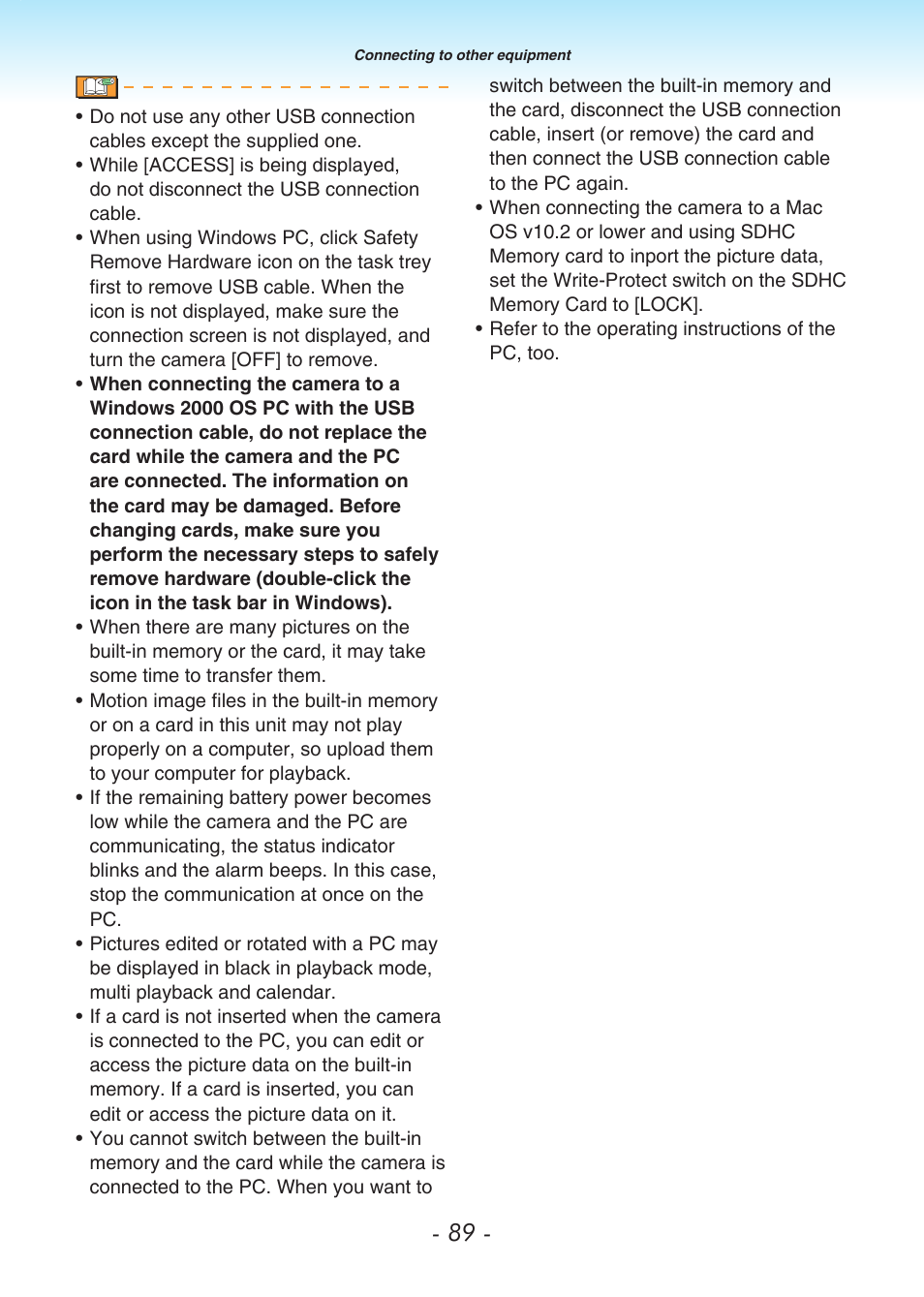 Panasonic DMC-LS80 User Manual | Page 89 / 113