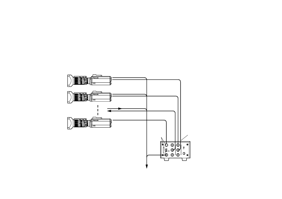 Connection with multiple cameras (color lock mode) | Panasonic AW-E800 User Manual | Page 20 / 55