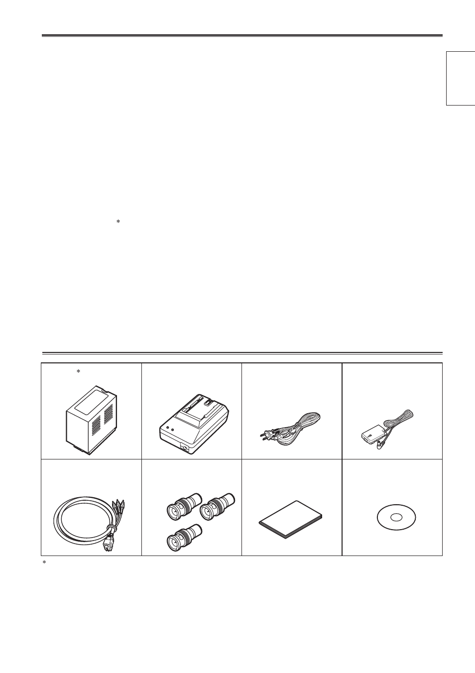 Before use, Accessories | Panasonic AG-HPG10P User Manual | Page 11 / 92