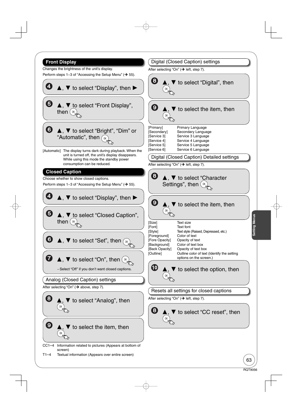 Panasonic DIGA DMR-EZ48V User Manual | Page 63 / 100